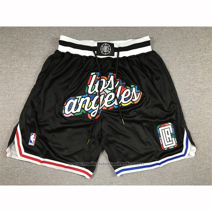 Short Los Angeles Clippers Ville Just Don 2022-23 Noir